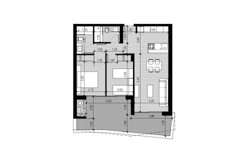 Layout 2 bedroom, 70,2 sq.m. in San Miguel de Salinas, Alicante, Spain №155423