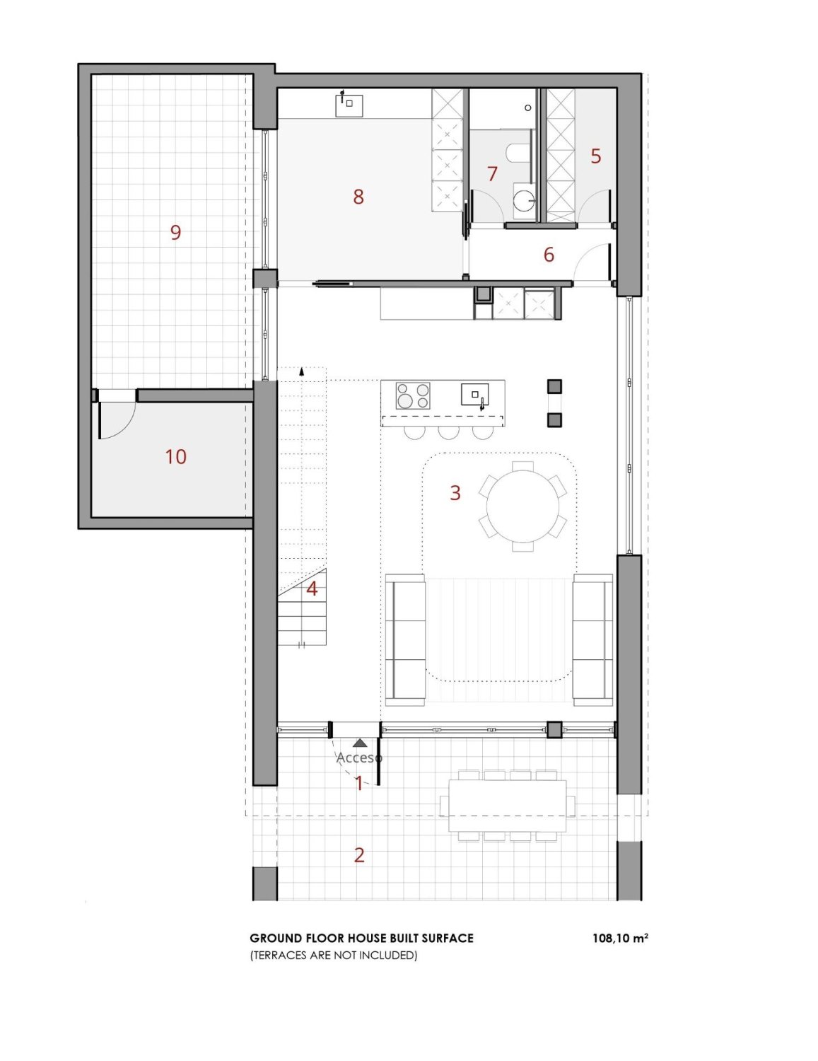 Вилла в Бенидорм, Аликанте, Испания 3 спальни, 198м2 №134356
