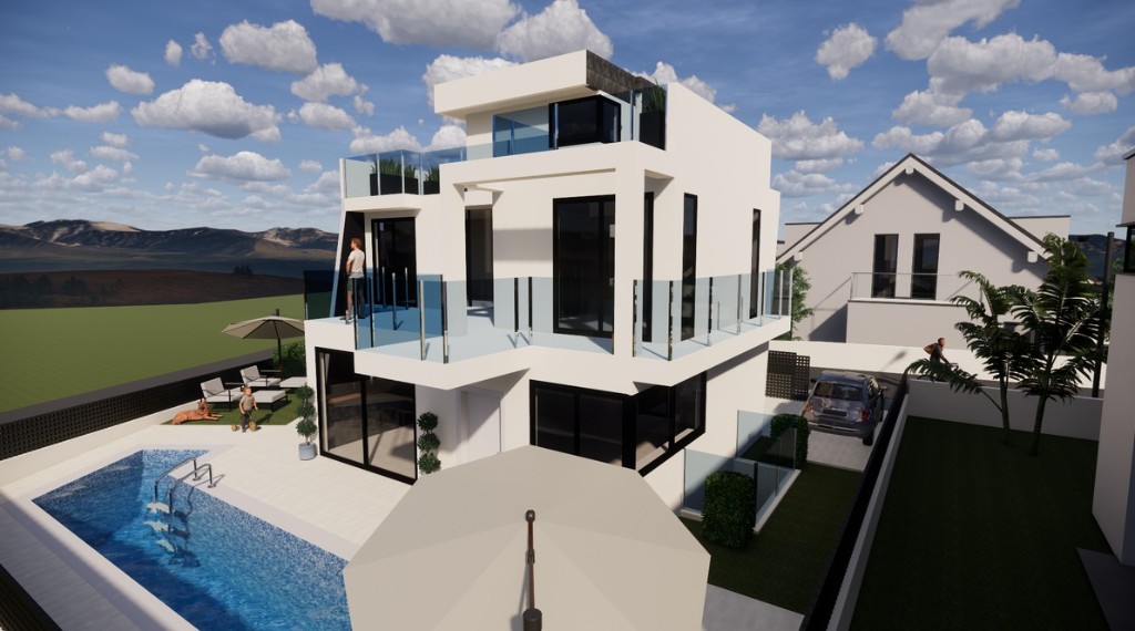 Huvila Finestrat, Alicante, Espanja 3 makuuhuonetta, 110 m2 No. 145228