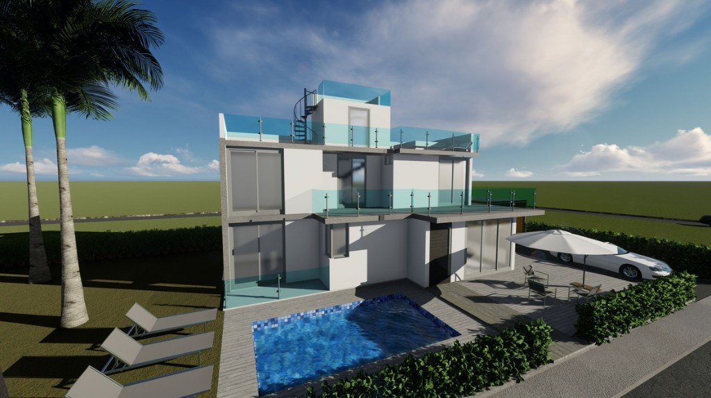 Huvila Finestrat, Alicante, Espanja 3 makuuhuonetta, 110 m2 No. 145228
