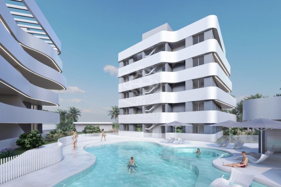 Apartment in Guardamar del Segura, Alicante, Spain 2 bedrooms, 80 sq.m. No. 111033
