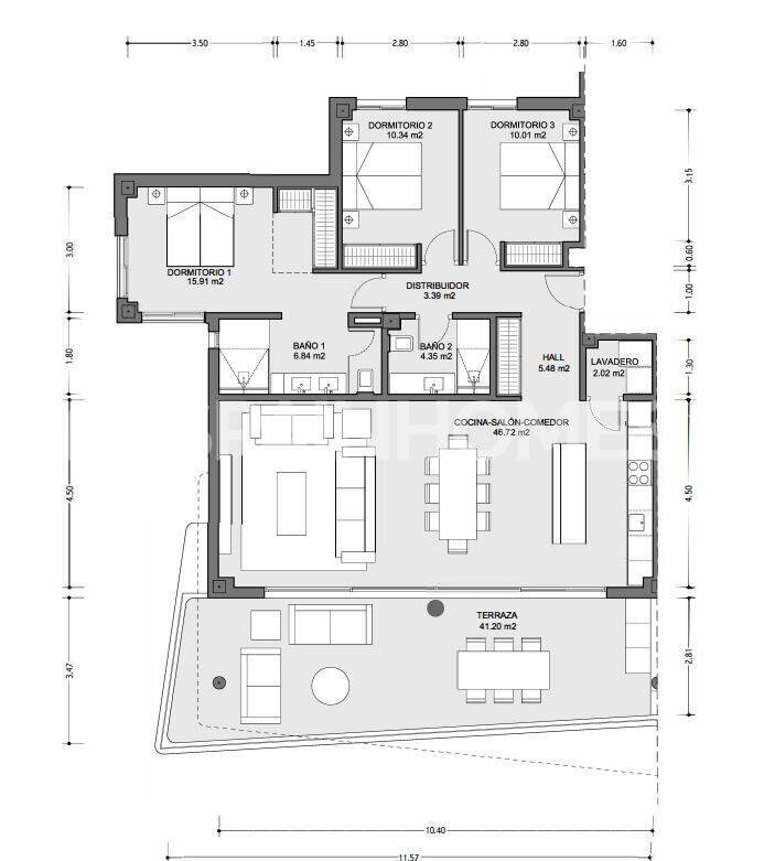 Appartamento a Fuengirola, Malaga, Spagna 2 camere da letto, 75 mq. N° 146768