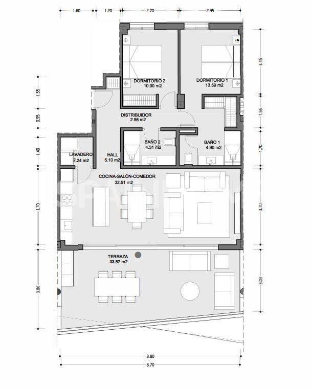Appartamento a Fuengirola, Malaga, Spagna 2 camere da letto, 75 mq. N° 146768