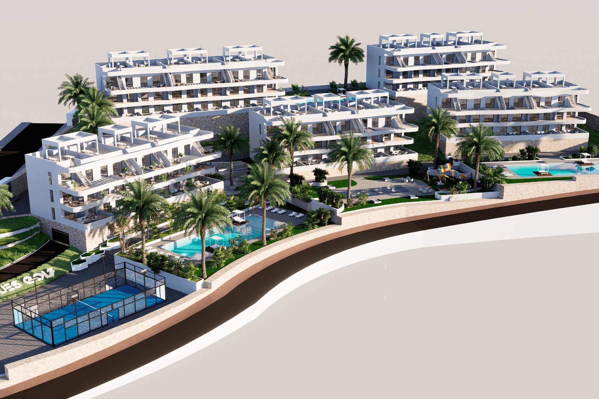 Dzīvoklis Finestrat, Alicante, Spānijā 2 istabas,  Nr. 195593