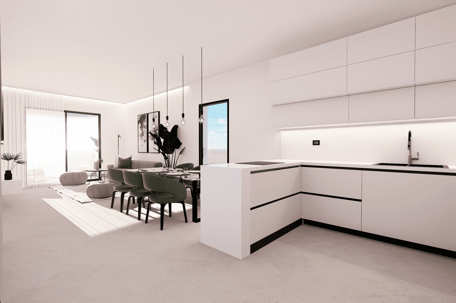 Dzīvoklis Finestrat, Alicante, Spānijā 2 istabas,  Nr. 195593