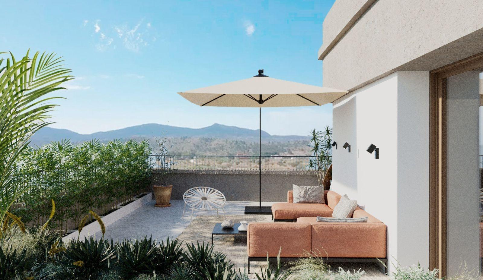 Apartment à Hondon De Las Nieves, Alicante, Espagne 2 chambres, 90 m2 No. 141878