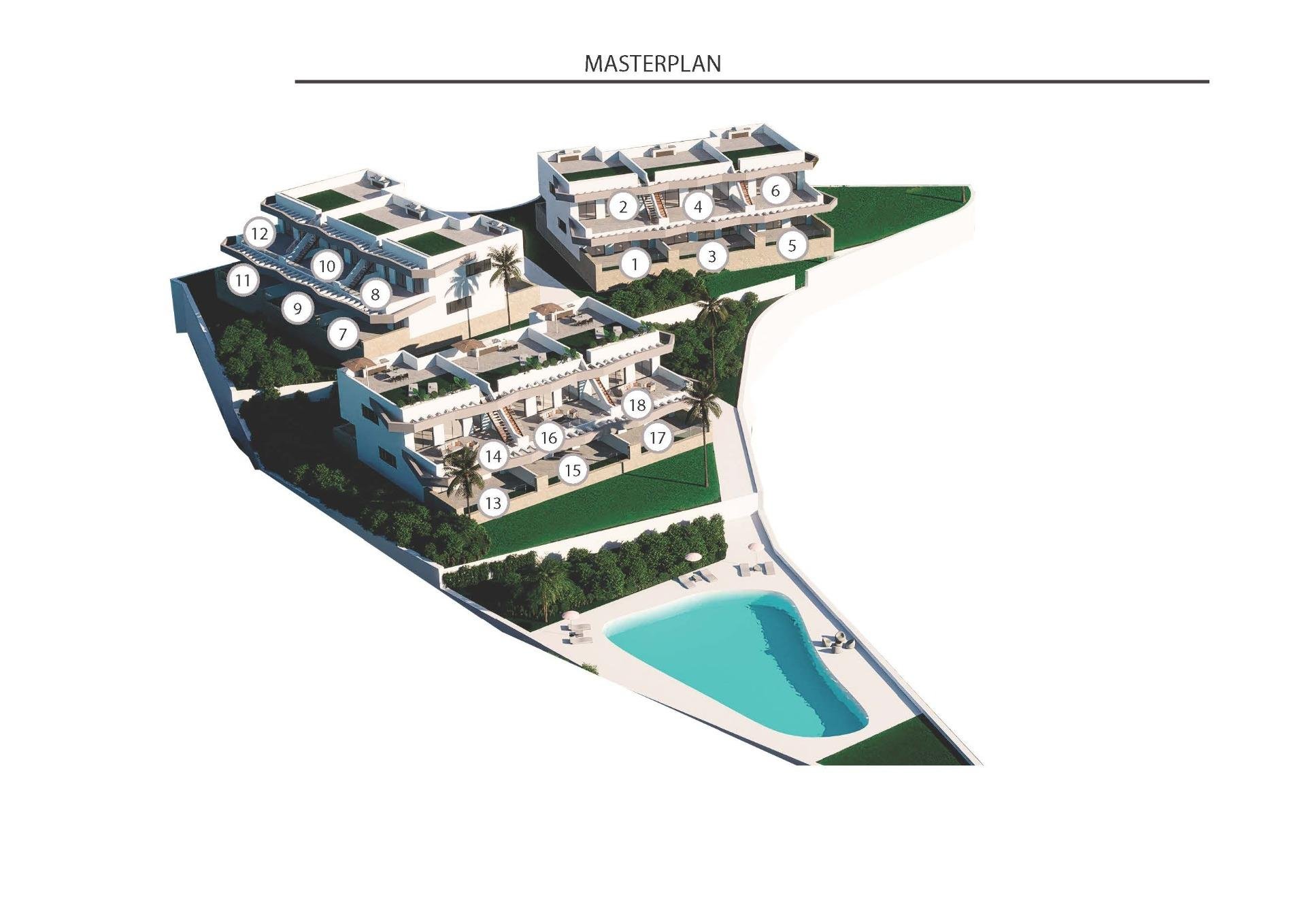 Bungalow in Finestrat, Alicante, Spain 3 bedrooms, 96 sq.m. No. 141945