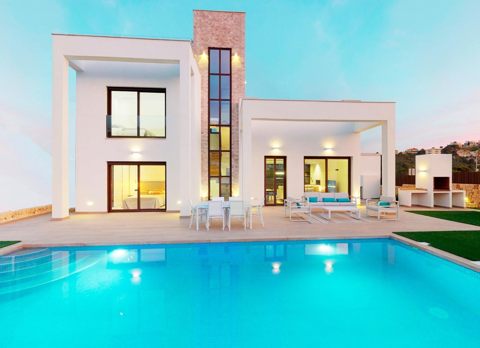 Huvila Finestrat, Alicante, Espanja 5 makuuhuonetta, 320 m2 No. 195561