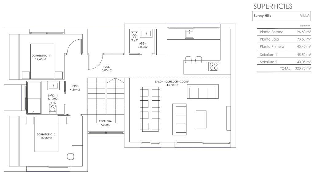 Huvila Finestrat, Alicante, Espanja 5 makuuhuonetta, 320 m2 No. 195561