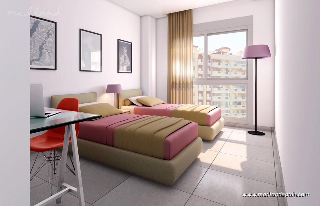 Appartamento a La Manga del Mar Menor, Murcia, Spagna 1 camera da letto, 71 mq. N° 132961