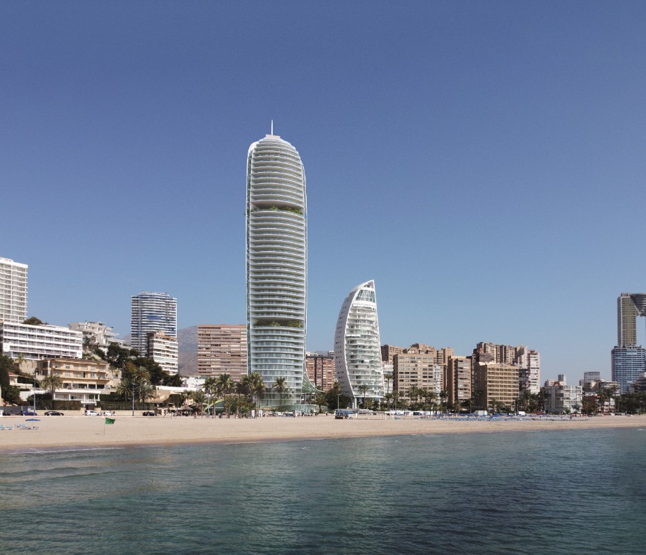 Apartamento en Benidorm, Alicante, España 1 dormitorio, 53 m2 No. 145029