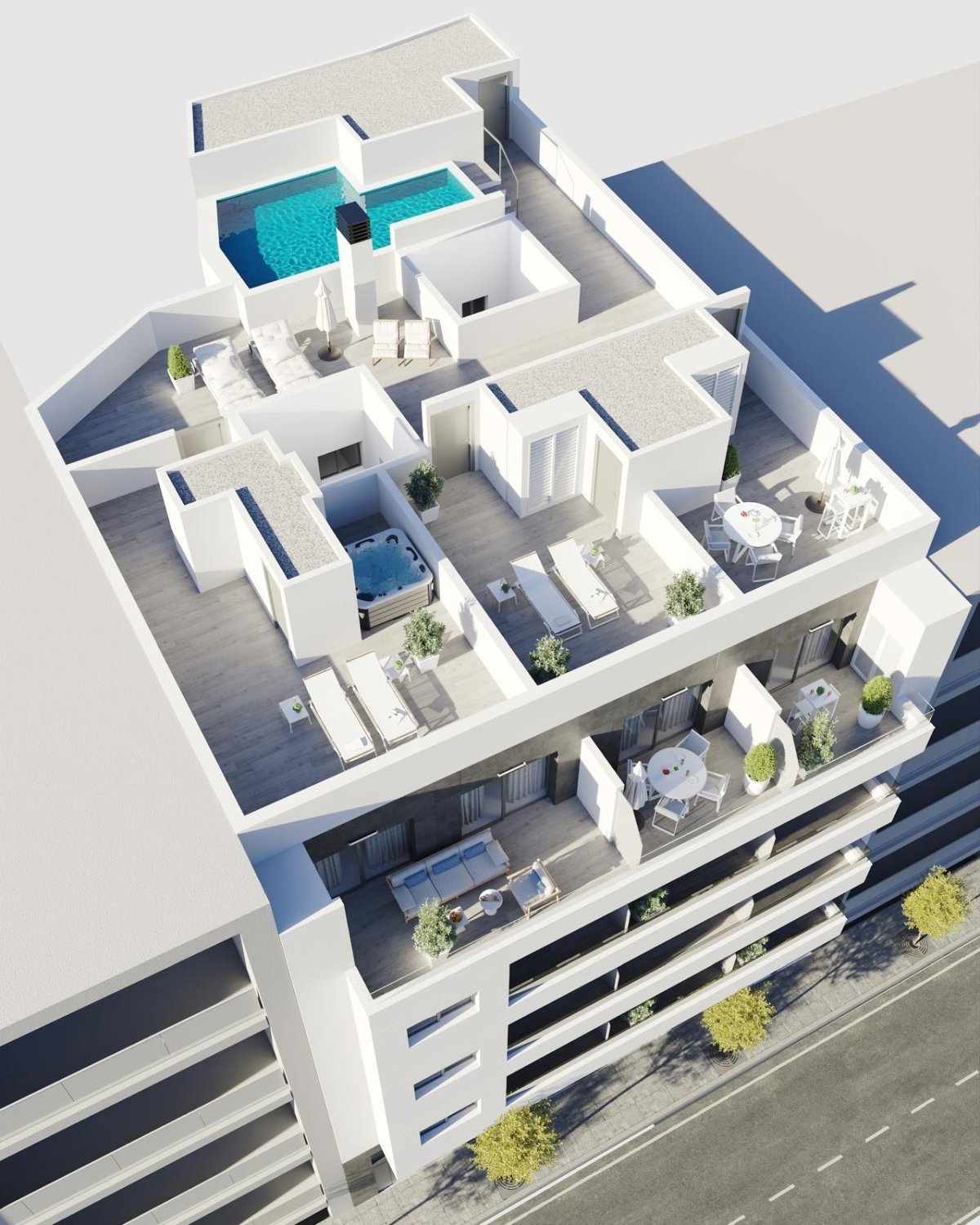 Huoneisto Torrevieja, Alicante, Espanja 2 makuuhuonetta, 85 m2 No. 180987