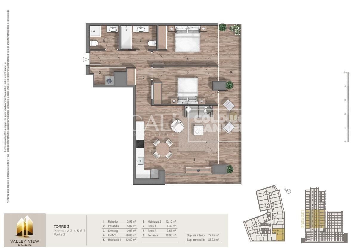 Apartamento en Principado De Andorra (Ninguna Poblacion Tiene C.P.), Lérida, España 2 dormitorios, 108 m2 No. 178780