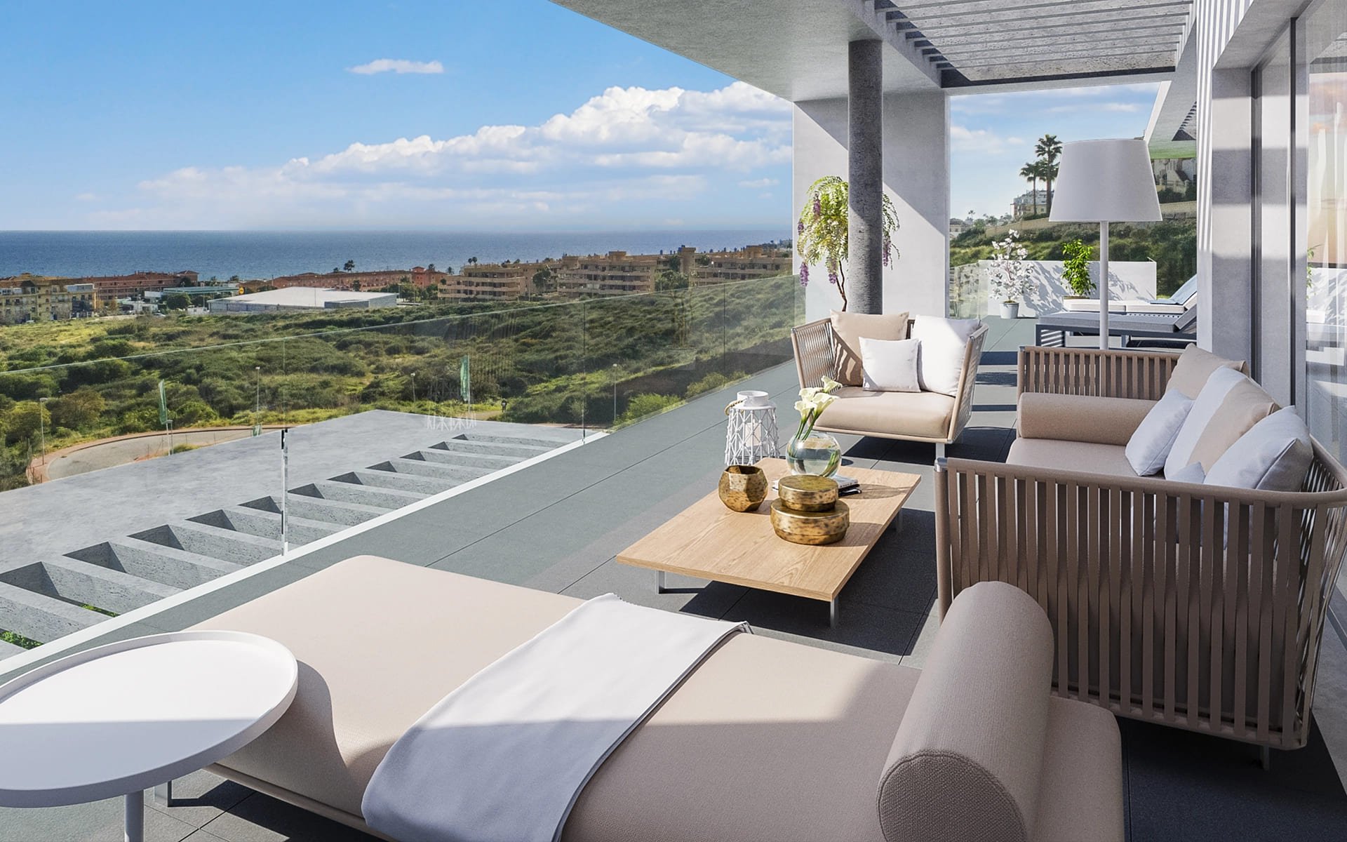 Apartment à Mijas, Malaga, Espagne 2 chambres, 87 m2 No. 135500