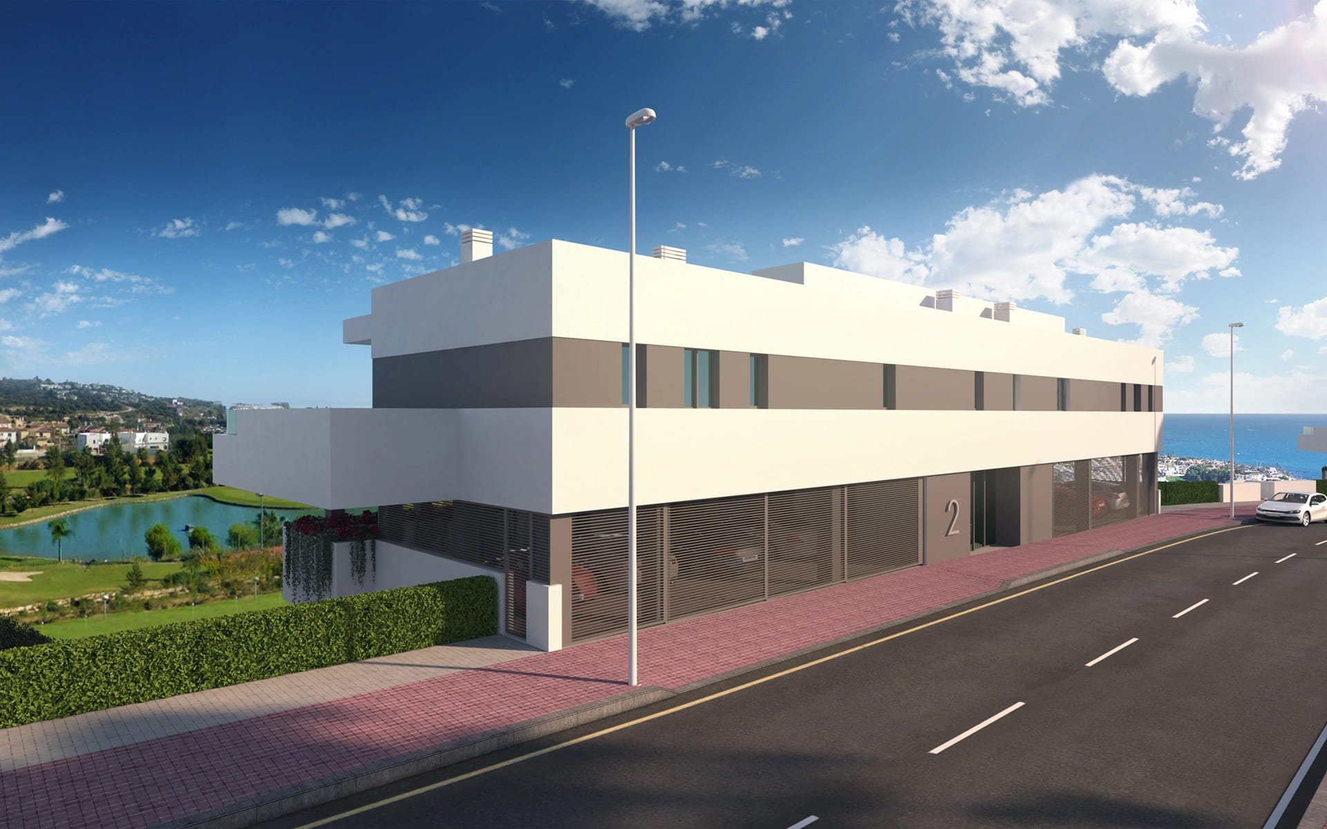 Apartment à Mijas, Malaga, Espagne 2 chambres, 87 m2 No. 135500