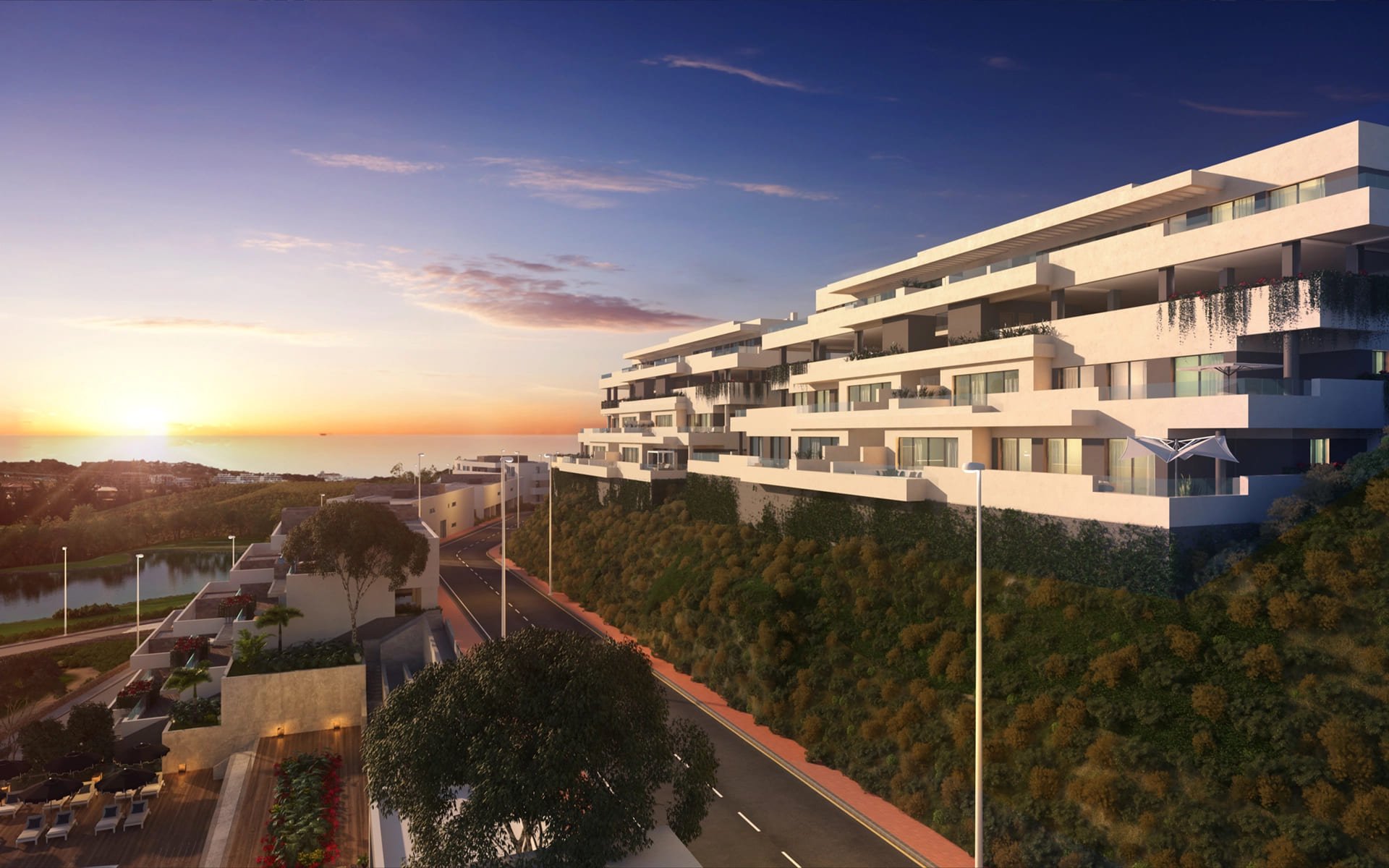 Apartment à Mijas, Malaga, Espagne 2 chambres, 87 m2 No. 135500