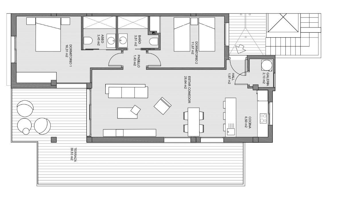 Apartament w Area Beach II, Guardamar del Segura, Alicante, Hiszpania 2 sypialnie, 127.98 mkw. nr 96771