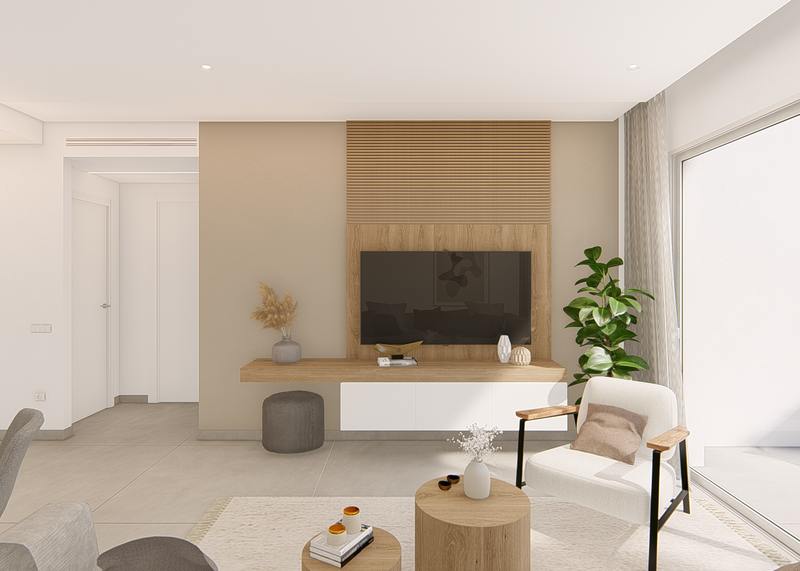 Apartament w Area Beach II, Guardamar del Segura, Alicante, Hiszpania 2 sypialnie, 97.99 mkw. nr 96770