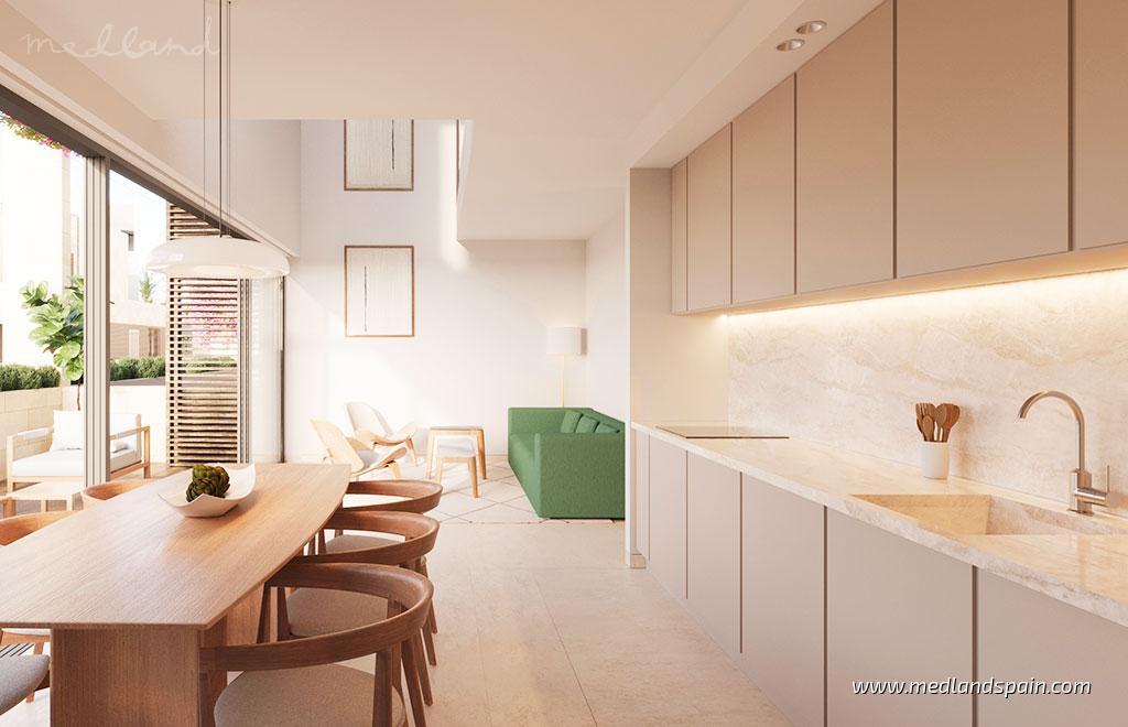 Apartment in Estepona, Malaga, Spain 2 bedrooms, 131 sq.m. No. 164741