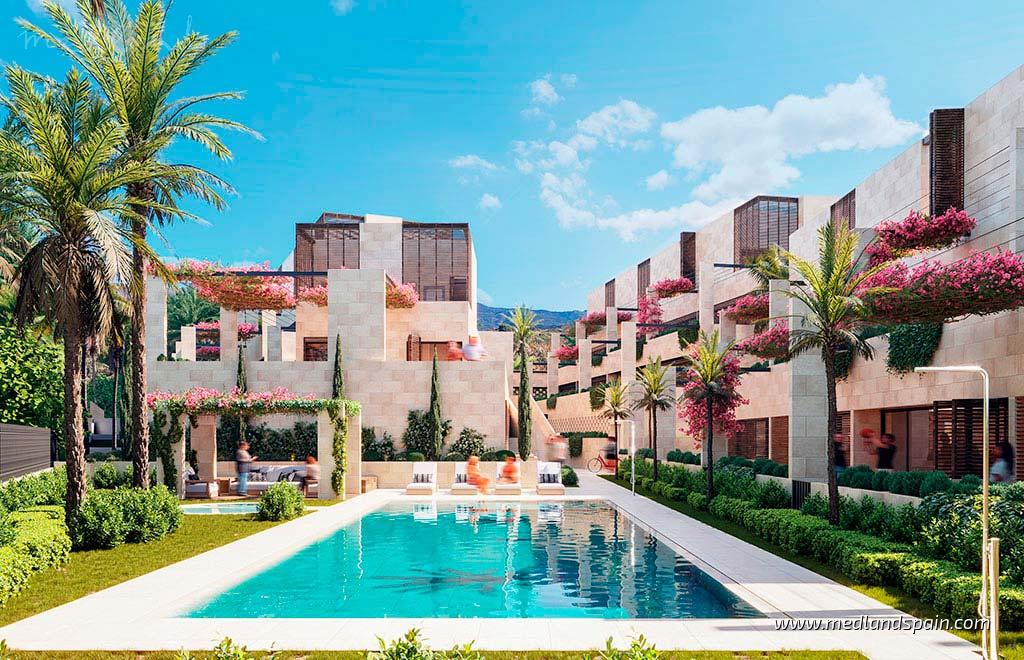 Apartment in Estepona, Malaga, Spain 2 bedrooms, 131 sq.m. No. 164741