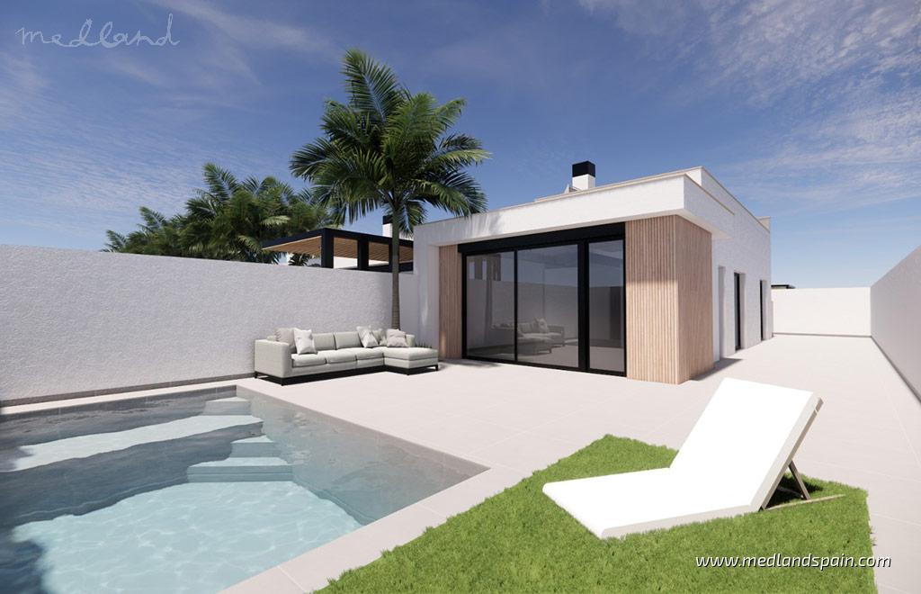 Villa i Los Alcazares, Murcia, Spanien 2 sovrum, 90 kvm. Nr. 164739