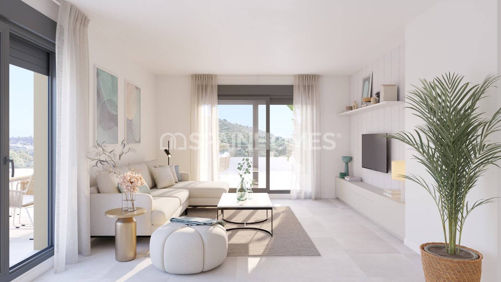 Apartment à Mijas, Malaga, Espagne 1 chambre, 46 m2 No. 138850