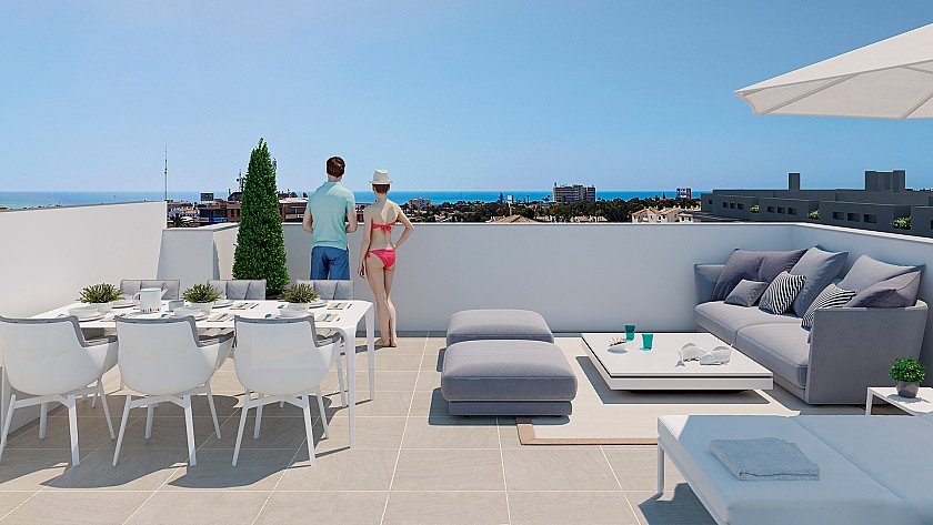 Apartamento en Playa Flamenca II, Alicante, España 3 dormitorios, 124 m2 No. 103694