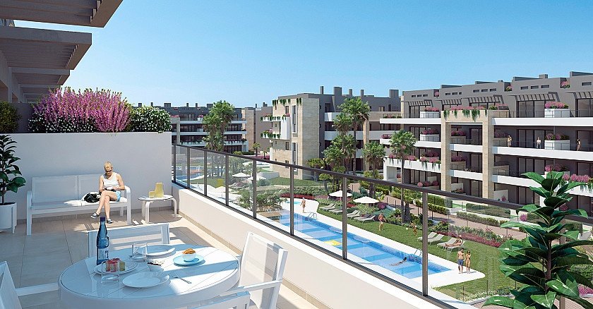 Apartamento en Playa Flamenca II, Alicante, España 3 dormitorios, 124 m2 No. 103694