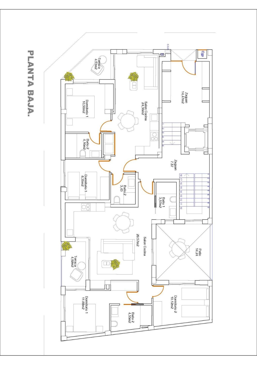 Apartament w Guardamar del Segura, Alicante, Hiszpania 2 sypialnie, 62 mkw. nr 134809