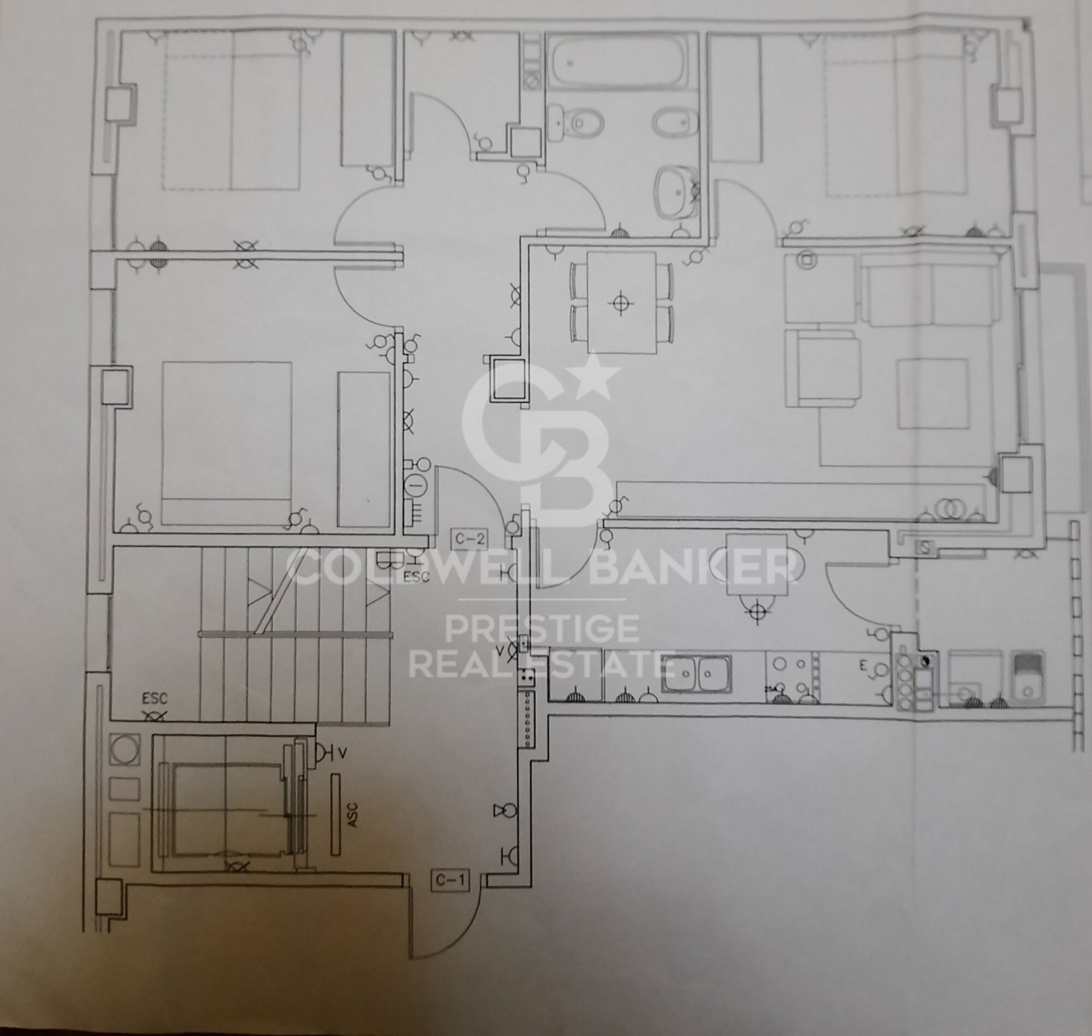 Apartamento en Barcelona, España 3 dormitorios, 99 m2 No. 160342