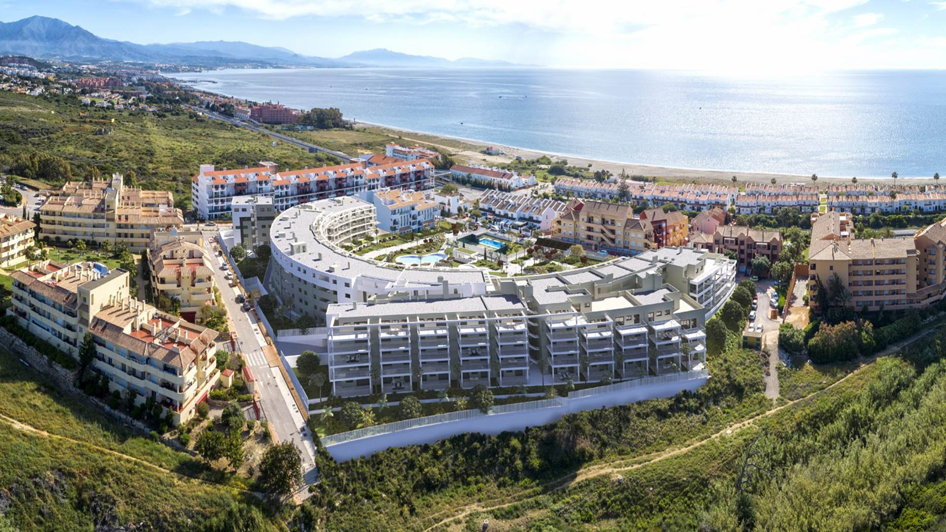 Lägenhet i Amphora Beach, Manilva, Malaga, Spanien 2 sovrum, 90.91 kvm. Nr. 65773
