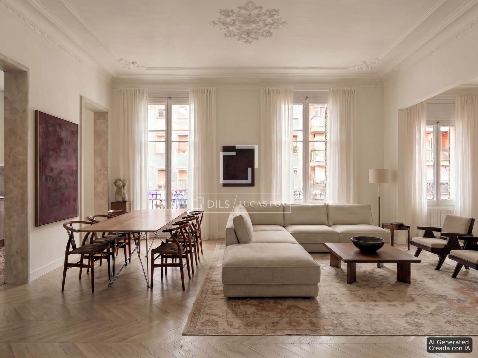 Appartamento a Barcelona, Spagna 4 camere da letto, 201 mq. N° 192556