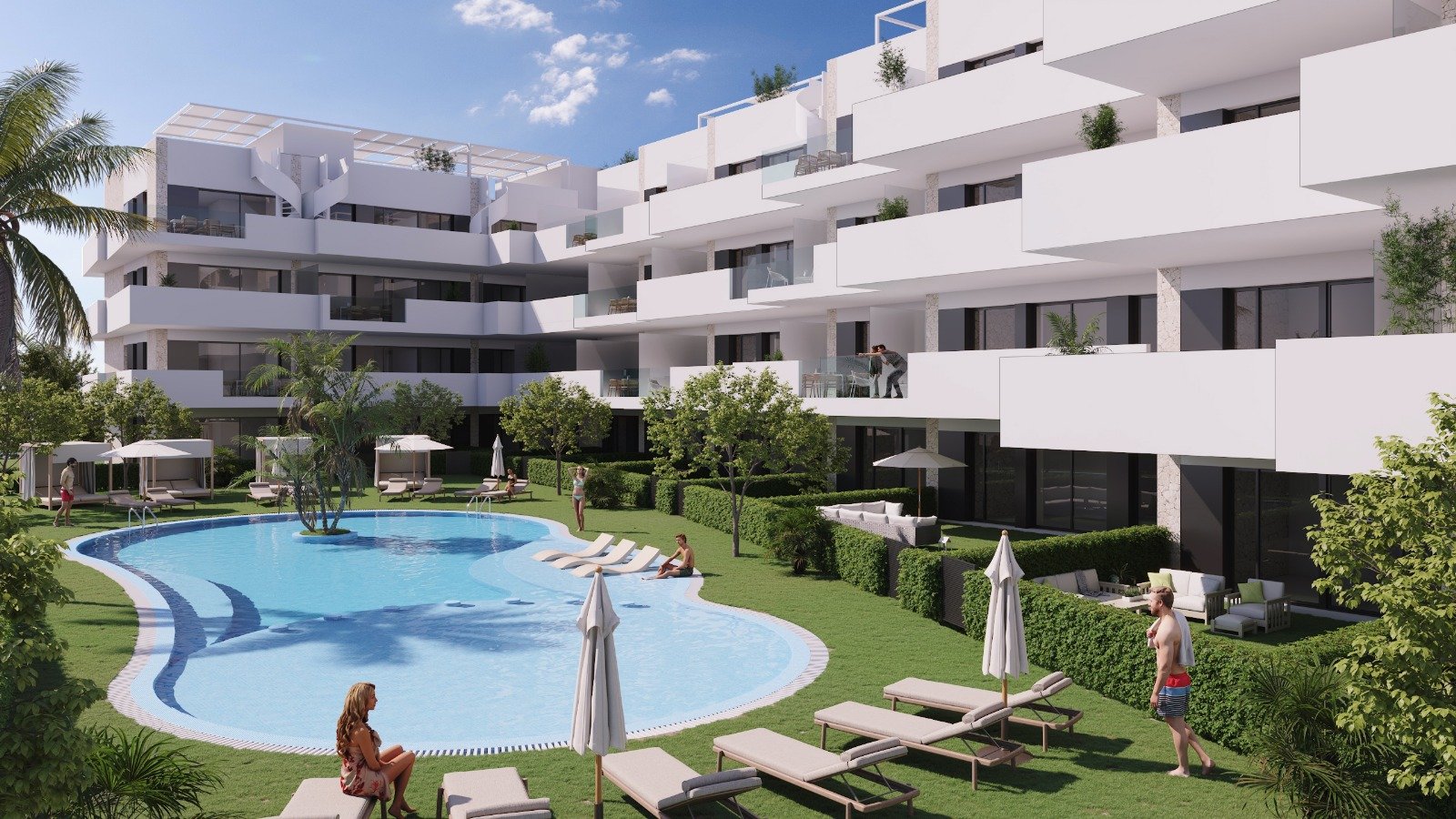 Lägenhet i La Nucia, Alicante, Spanien 2 sovrum, 152 kvm. Nr. 164030