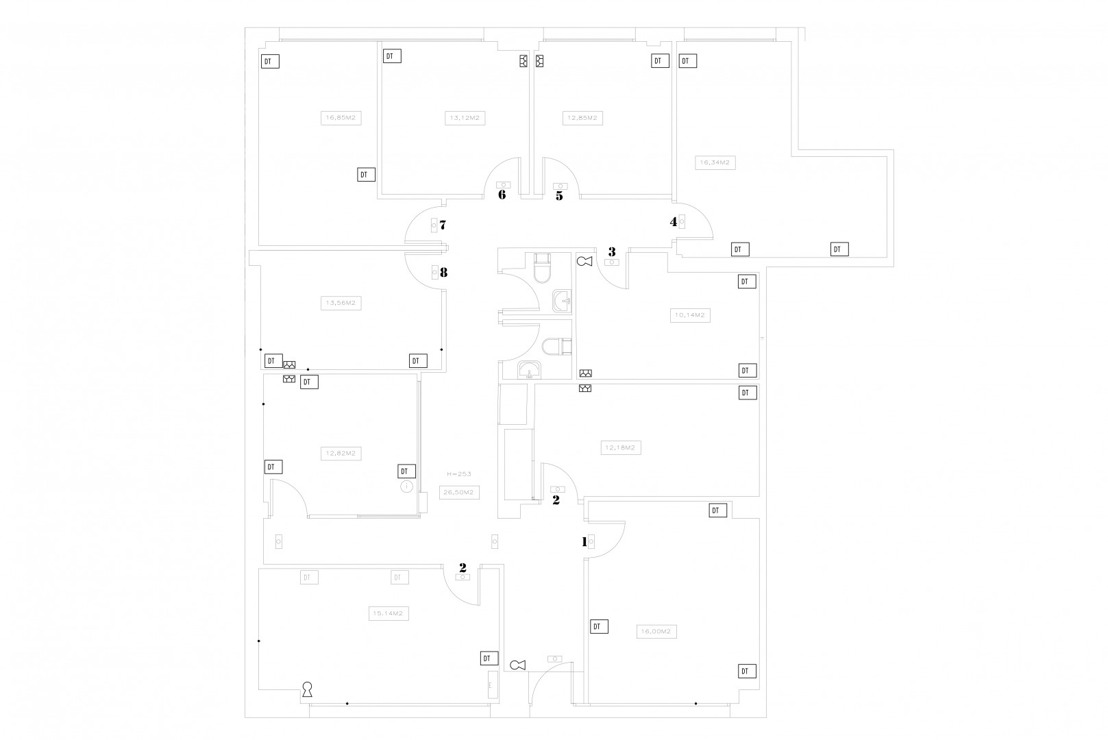 Commercial property à Sitges, Barcelona, Espagne 10 chambres, 174 m2 No. 153689