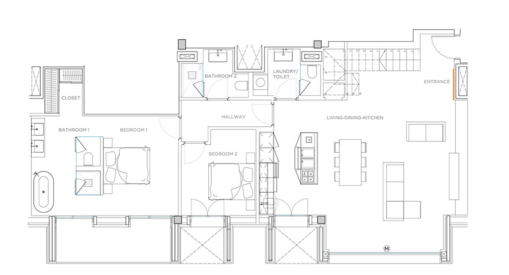Apartment in Mallorca, Spain 2 bedrooms, 133 sq.m. No. 152045