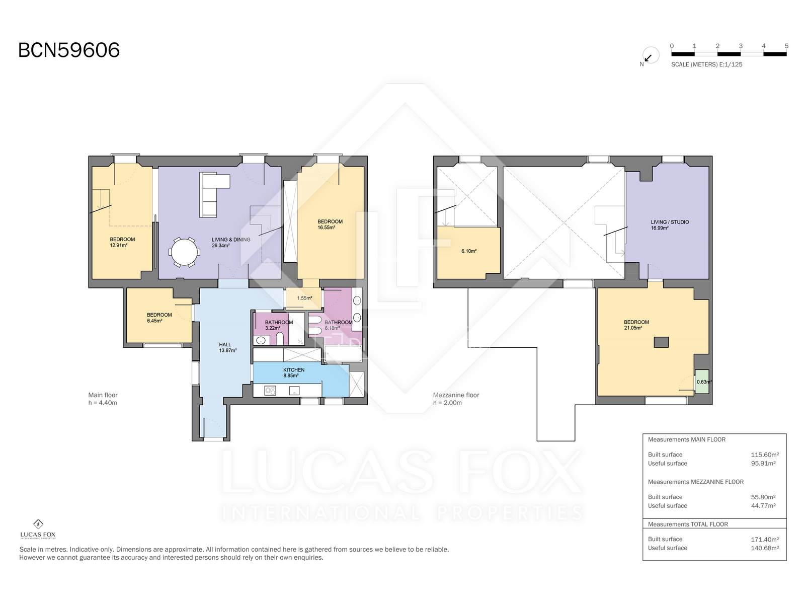 Apartamento en Barcelona, España 4 dormitorios, 171 m2 No. 150282