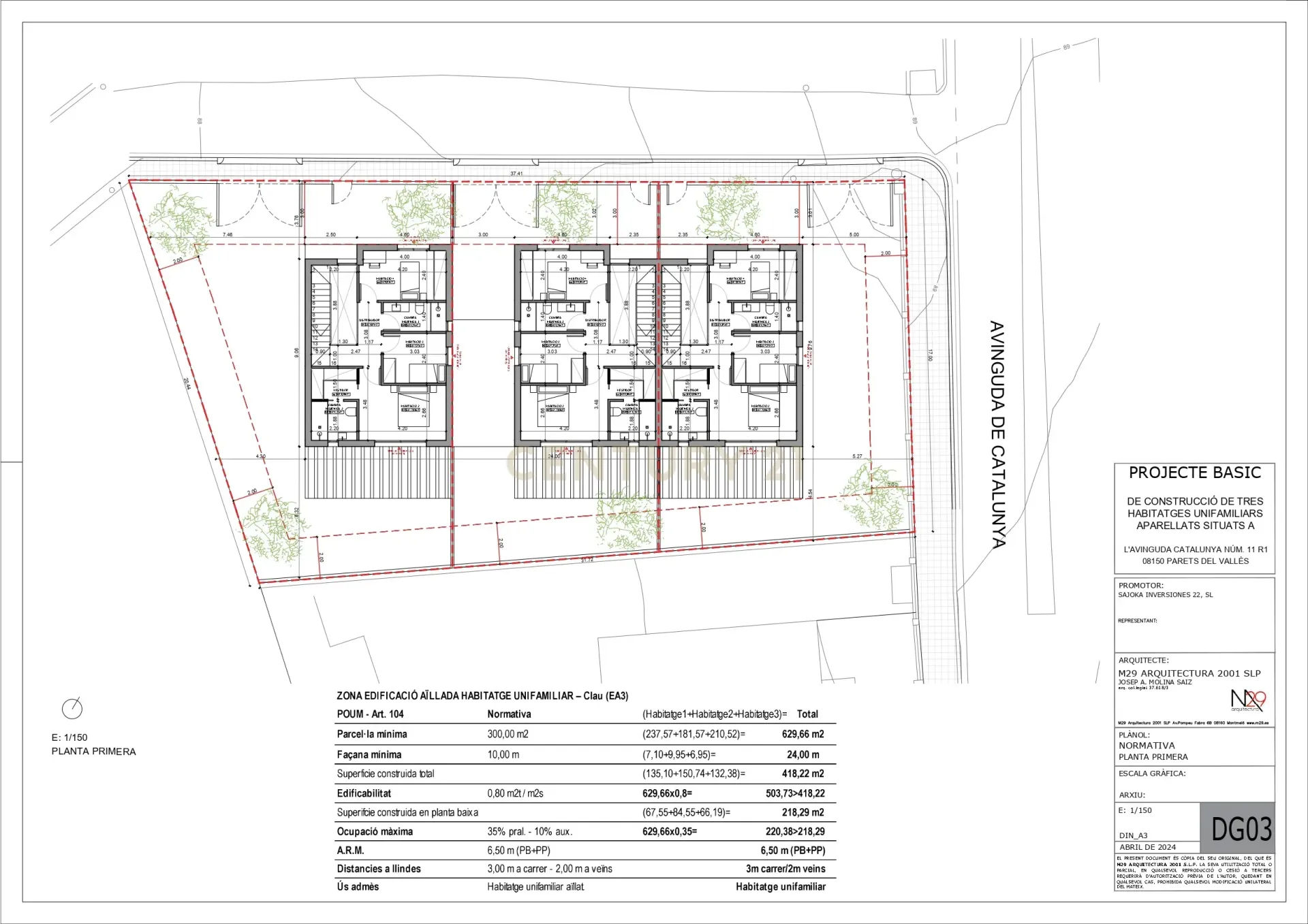 Сasa en Parets del Vallès, Barcelona, España 4 dormitorios, 150 m2 No. 166956