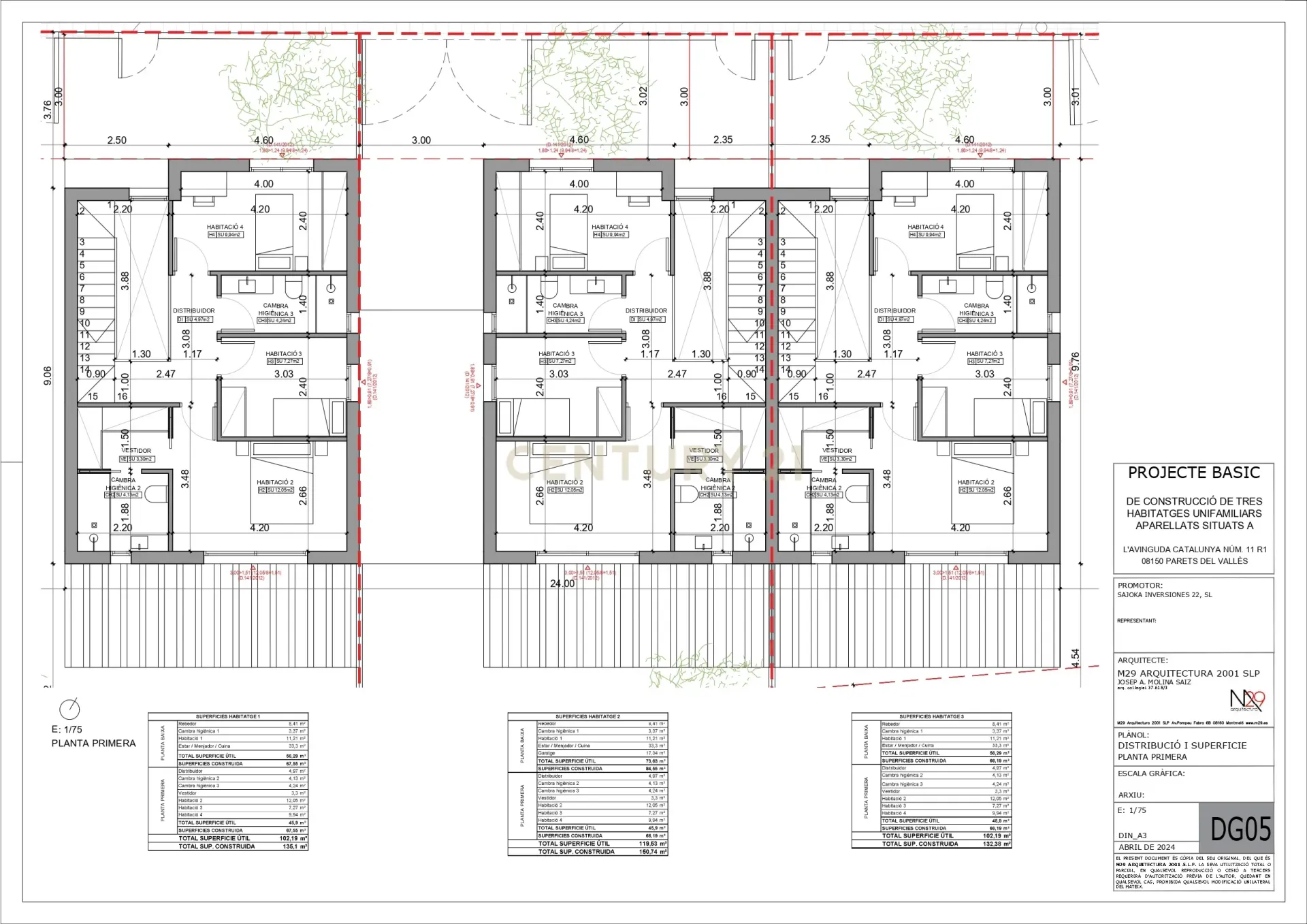 Сasa en Parets del Vallès, Barcelona, España 4 dormitorios, 150 m2 No. 166956