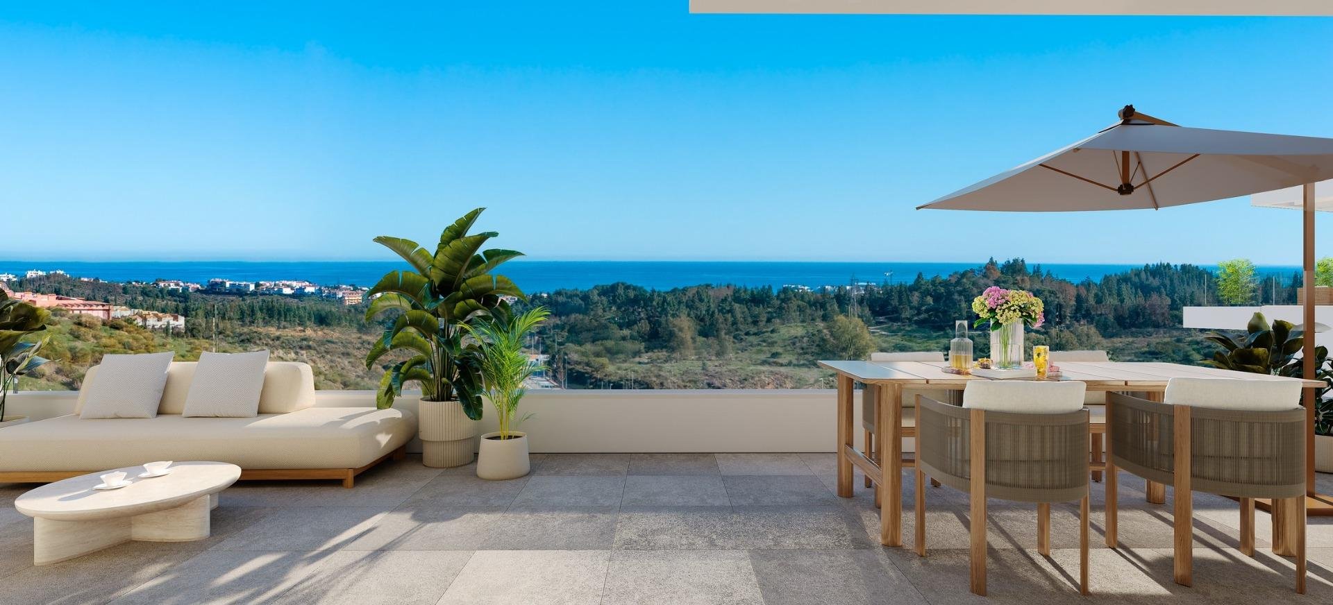 Penthauss Mijas, Malaga, Spānijā 2 istabas, 101 m2 Nr. 181337