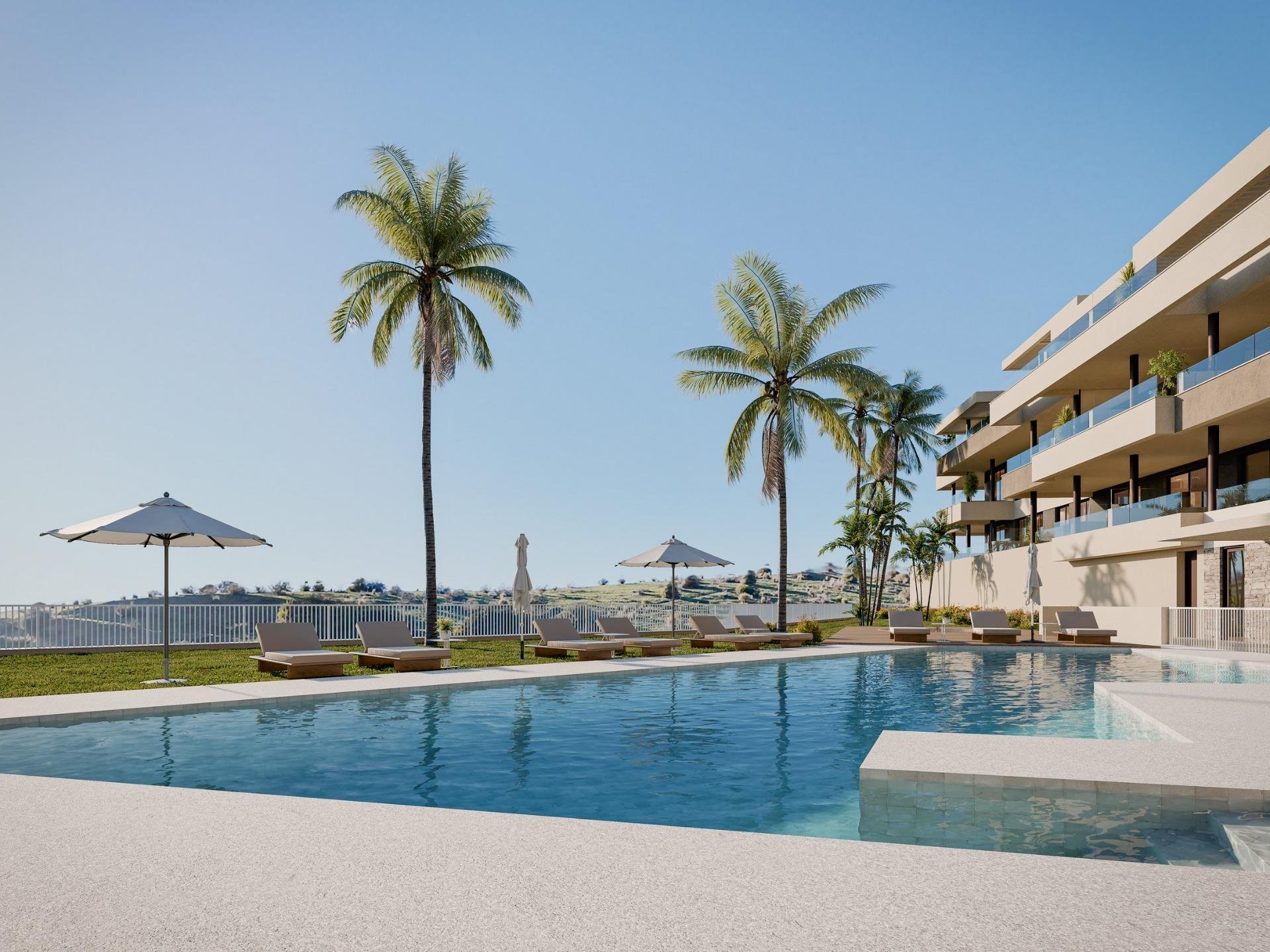 Penthauss Mijas, Malaga, Spānijā 2 istabas, 101 m2 Nr. 181337