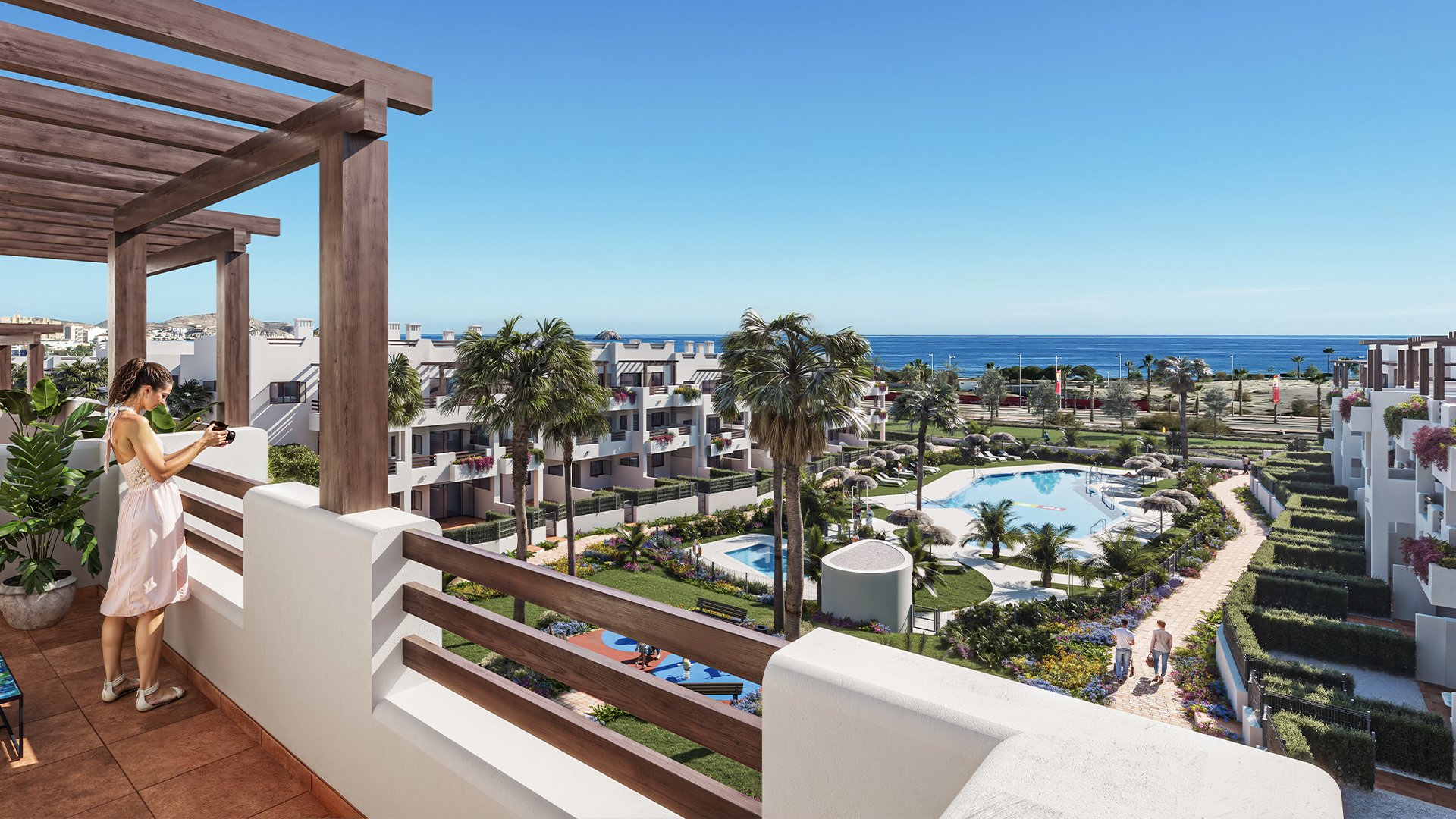 Huoneisto Pulpi, Almeria, Espanja 1 makuuhuone, 67 m2 No. 184470