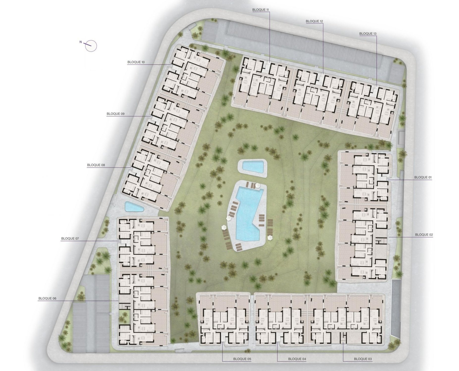 Bungalo Ciudad Quesada, Alicante, Spānijā 2 istabas, 78 m2 Nr. 137130