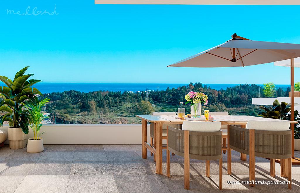 Dzīvoklis Mijas Costa, Malaga, Spānijā 3 istabas, 125 m2 Nr. 166144
