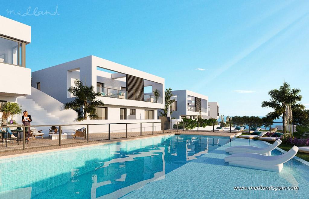 Townhouse in Mijas Costa, Malaga, Spain 3 bedrooms, 134 sq.m. No. 166140