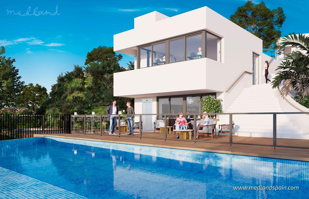 Townhouse in Mijas Costa, Malaga, Spain 3 bedrooms, 134 sq.m. No. 166140