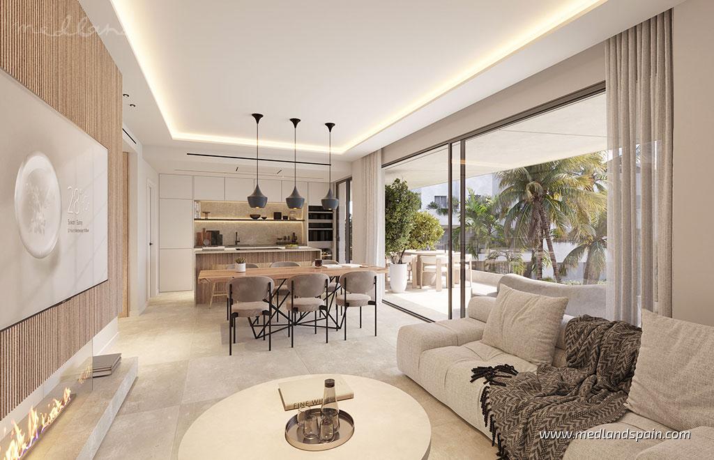 Apartamento en Estepona, Málaga, España 4 dormitorios, 162 m2 No. 186903