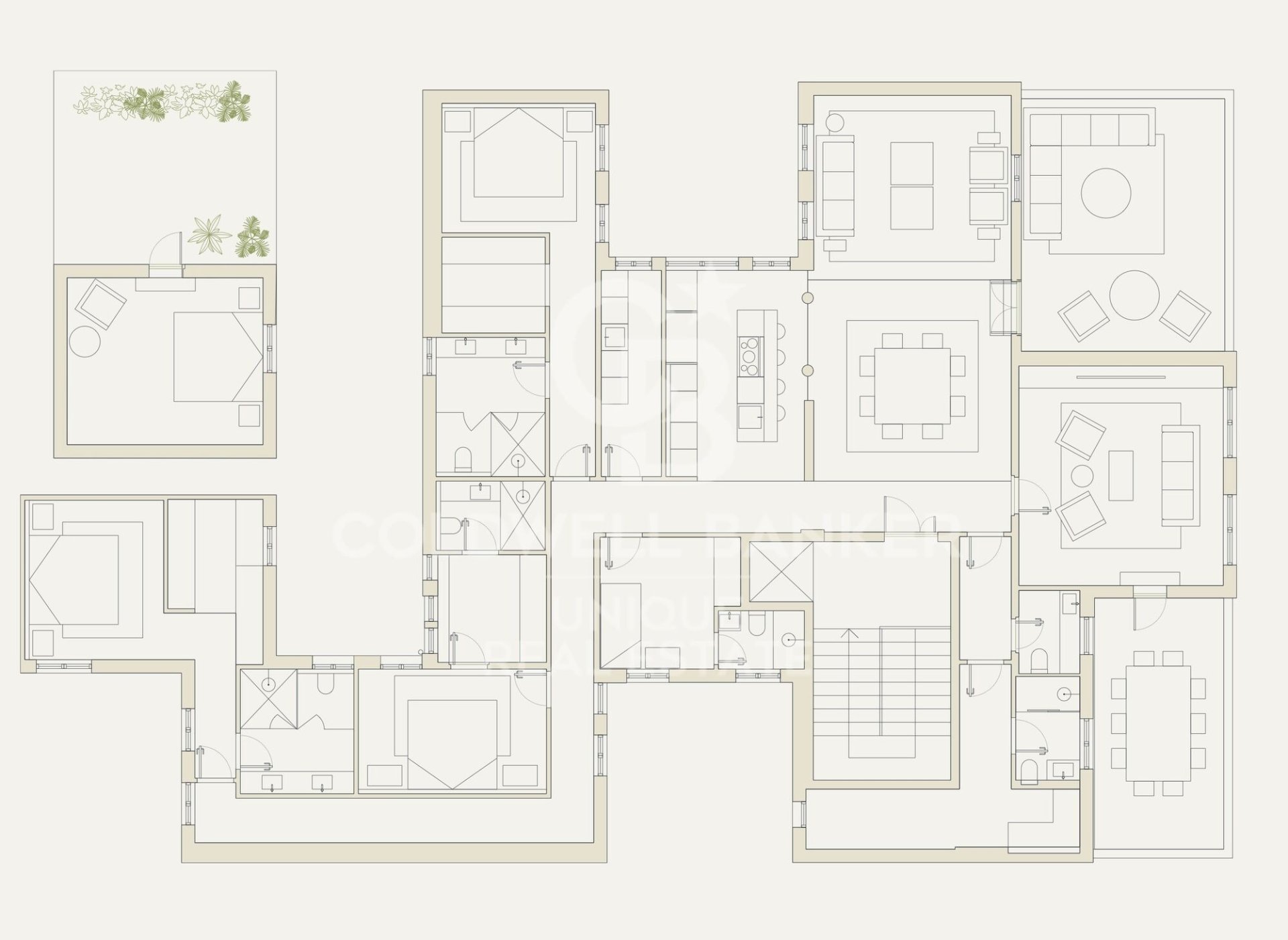Kattohuoneisto Madrid, Espanja 4 makuuhuonetta, 342 m2 No. 157123