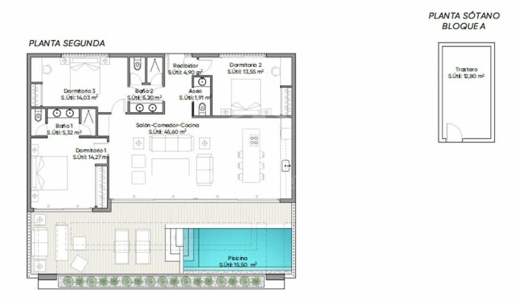 Apartment à Adeje, Tenerife, Espagne 3 chambres, 172 m2 No. 155294
