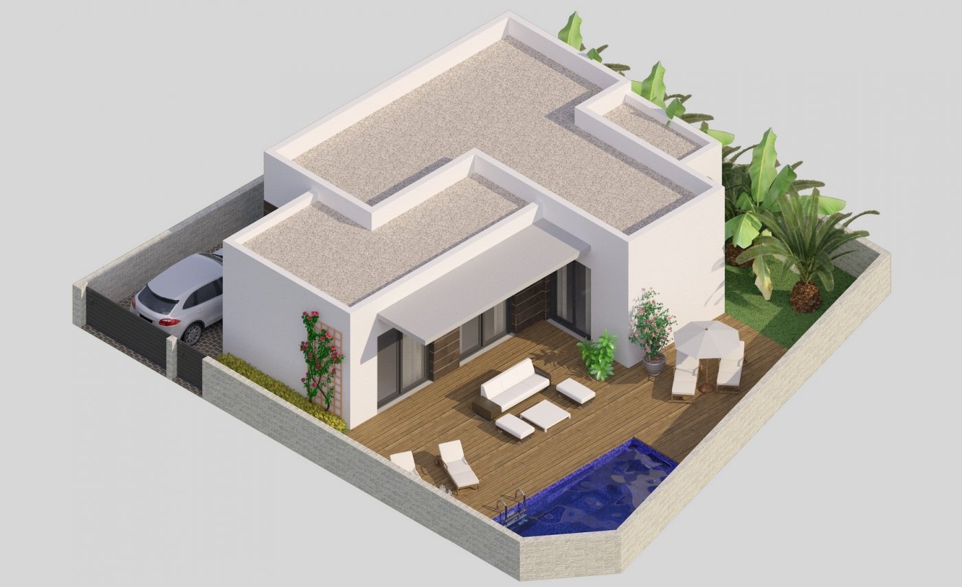 Villa in Benijofar, Alicante, Spain 2 bedrooms, 90 sq.m. No. 142588