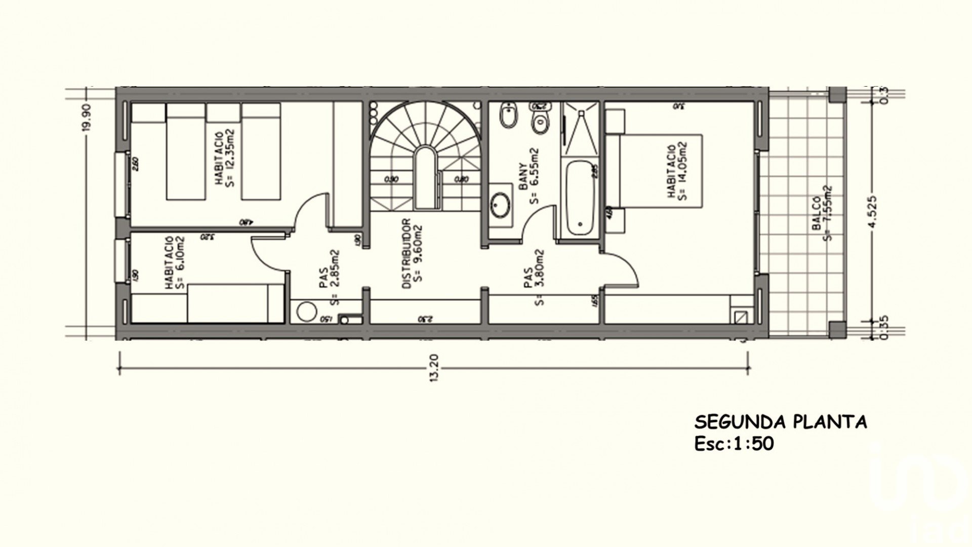 Zemes gabals Moia, Barcelona, Spānijā 200 m2 Nr. 153523